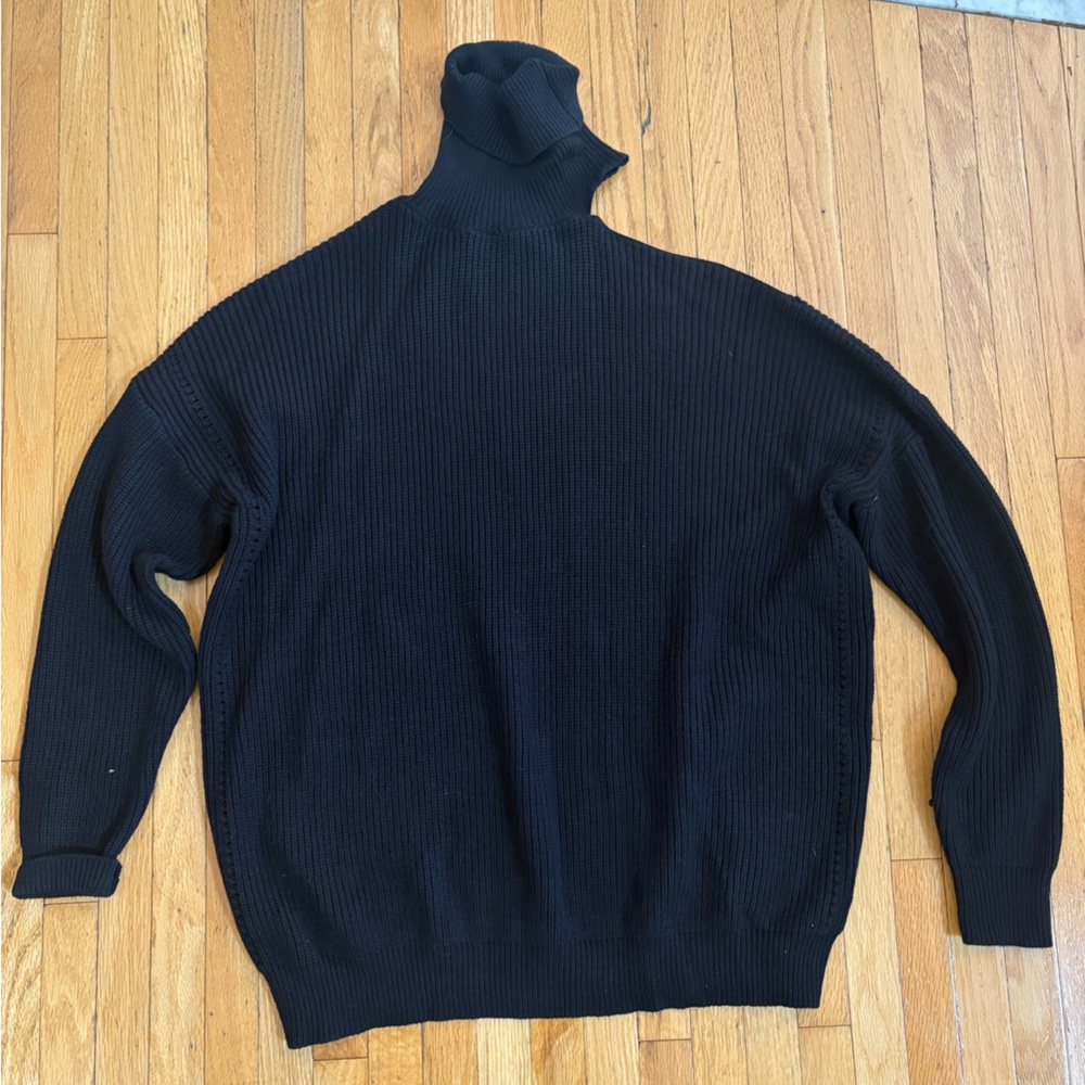 Black Turtleneck Sweater